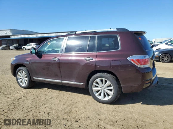 2011 Toyota Highlander Hybrid Limited with VIN JTEDC3EH2B2001565, listed as a Copart auction lot 46918695 with 152,304 mi miles and Salvage Title. Bid and sale history available at carsss.com. Image 2.
