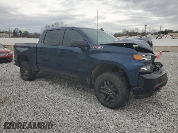 2020 Chevrolet Silverado 1500 Custom Trail Boss with VIN 1GCPYCEF8LZ264878, listed as a Copart auction lot 51793975 with 74,054 mi miles and Salvage Title. Bid and sale history available at DreamBid. Image 4.