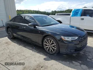 2023 Audi A8 with VIN WAULDAF85PN005368, listed as a Copart auction lot 59032024 with 3,634 mi miles and Clean Title. Bid and sale history available at carsss.com. Image 4.