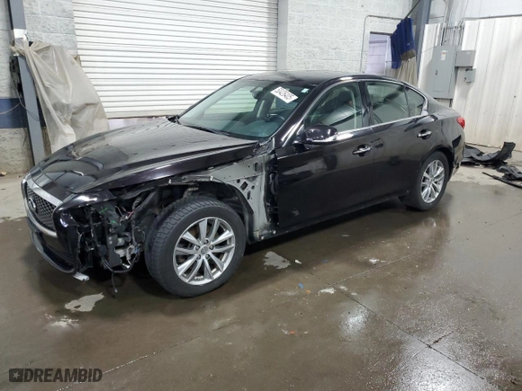 2016 Infiniti Q50 3.0t Premium with VIN JN1EV7AR8GM341164, listed as a Copart auction lot 50426405 with NaN miles and Salvage Title. Bid and sale history available at carsss.com. Image 1.