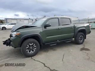 2021 Toyota Tacoma 4WD SR with VIN 3TMCZ5AN9MM443695, listed as a Copart auction lot 49509735 with 52,427 mi miles and Salvage Title. Bid and sale history available at carsss.com. Image 1.