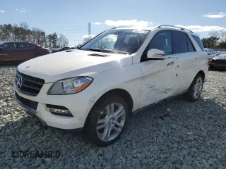 2014 Mercedes-Benz M 350 with VIN 4JGDA5JB8EA411011, listed as a Copart auction lot 46603175 with 96,133 mi miles and Salvage title. Bid and sale history available at DreamBid. Image 1.