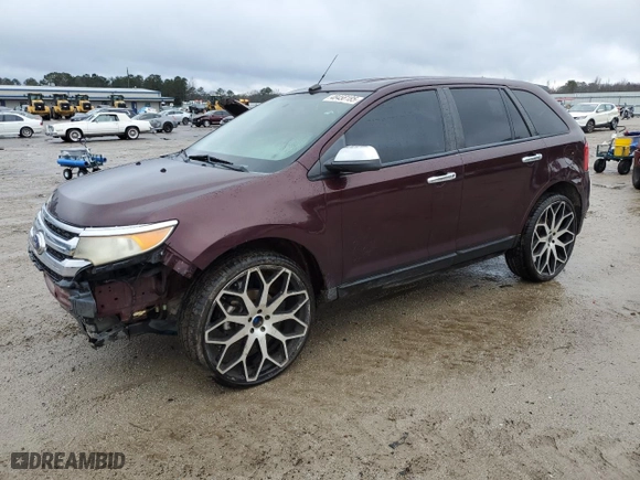 2011 Ford Edge SE with VIN 2FMDK3GC4BBB00550, listed as a Copart auction lot 48458185 with 301,406 mi miles and Salvage Title. Bid and sale history available at carsss.com. Image 1.