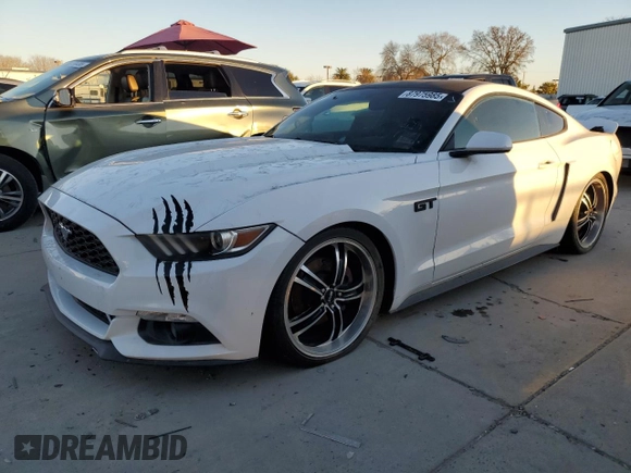 2016 Ford Mustang EcoBoost with VIN 1FA6P8TH9G5279778, listed as a Copart auction lot 87975985 with Not Provided miles and Clean Title. Bid and sale history available at carsss.com. Image 1.