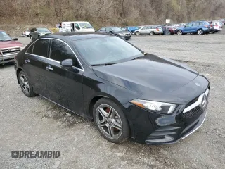 2022 Mercedes-Benz A 220 with VIN W1K3G4FB4NJ365135, listed as a Copart auction lot 53112635 with Not Provided miles and Salvage Title. Bid and sale history available at DreamBid. Image 4.
