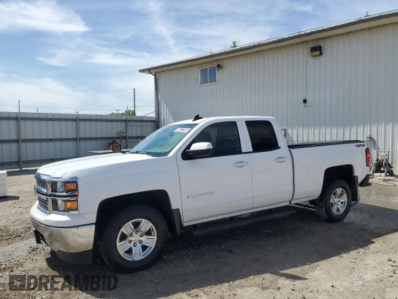 2015 Chevrolet Silverado 1500 LT with VIN 1GCVKREH1FZ206399, listed as a Copart auction lot 56627295 with 138,782 mi miles and Clean Title. Bid and sale history available at DreamBid. Image 1.