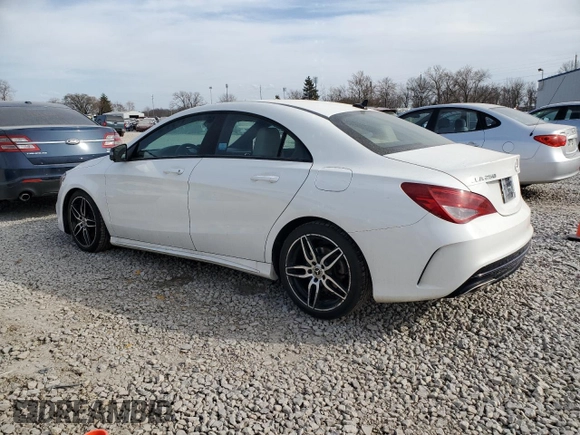 2019 Mercedes-Benz CLA 250 with VIN WDDSJ4GB5KN748260, listed as a Copart auction lot 47375295 with 43,597 mi miles and Salvage Title. Bid and sale history available at DreamBid. Image 2.