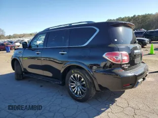 2019 Nissan Armada Platinum with VIN JN8AY2NF1K9351184, listed as a Copart auction lot 49127185 with 120,076 mi miles and Salvage Title. Bid and sale history available at carsss.com. Image 2.