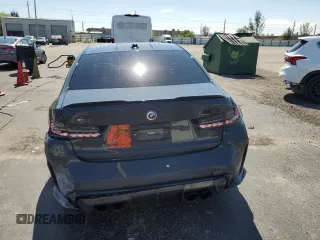2023 BMW M3 Competition xDrive with VIN WBS43AY08PFN58052, listed as a Copart auction lot 57054885 with 28,675 mi miles and Salvage title. Bid and sale history available at DreamBid. Image 6.