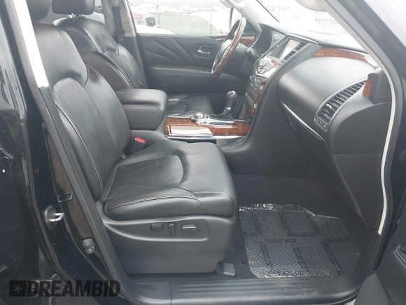 2016 Infiniti QX80 with VIN JN8AZ2NE7G9125856, listed as a IAAI auction lot 41480843 with 148,375 mi miles. Bid and sale history available at carsss.com. Image 5.