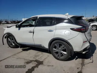 2020 Nissan Murano Platinum с VIN 5N1AZ2DJ3LN116837, выставлен на аукционе Copart как лот 46962105 с пробегом 70 097 миль миль и Списание • Salvage title. История ставок и продаж доступна на DreamBid. Изображение 2.