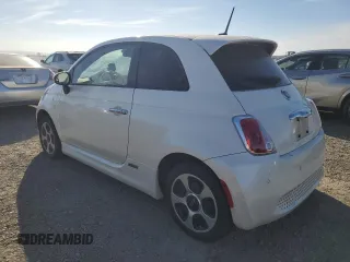 2015 FIAT 500e with VIN 3C3CFFGE8FT620367, listed as a Copart auction lot 85784474 with 50,765 mi miles and Clean Title. Bid and sale history available at carsss.com. Image 2.