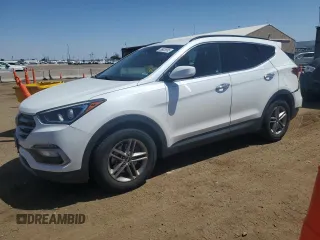 2017 Hyundai Santa Fe 2.4L with VIN 5NMZUDLB2HH005924, listed as a Copart auction lot 56925685 with 82,802 mi miles and Salvage title. Bid and sale history available at DreamBid. Image 1.