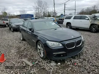2015 BMW 7 Series 750i xDrive with VIN WBAYB6C56FD965841, listed as a Copart auction lot 48748145 with 102,305 mi miles and Salvage Title. Bid and sale history available at carsss.com. Image 11.