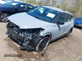 2021 Nissan Kicks SR with VIN 3N1CP5DV2ML515007, listed as a IAAI auction lot 41910801 with 53,649 mi miles and . Bid and sale history available at DreamBid. Image 2.