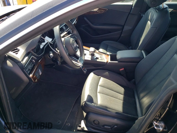 2019 Audi A5 Sportback Premium with VIN WAUANCF58KA010960, listed as a Copart auction lot 47604643 with 53,732 mi miles. Bid and sale history available at carsss.com. Image 7.