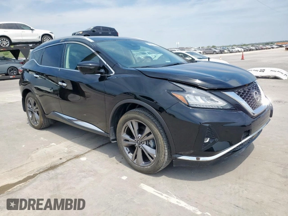 2023 Nissan Murano Platinum with VIN 5N1AZ2DJXPC139095, listed as a Copart auction lot 53687355 with 8,007 mi miles and Non Repairable. Bid and sale history available at DreamBid. Image 4.