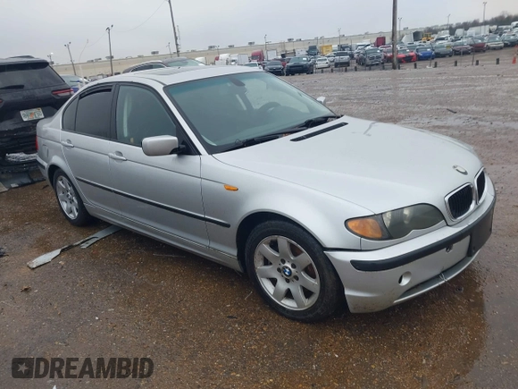 2004 BMW 3 Series 325i with VIN WBAEV33434KR33342, listed as a IAAI auction lot 41567253 with 197,674 mi miles. Bid and sale history available at carsss.com. Image 1.