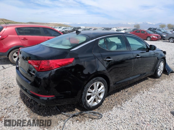 2013 Kia Optima EX with VIN 5XXGN4A71DG119487, listed as a Copart auction lot 53202035 with 208,108 mi miles and Salvage Title. Bid and sale history available at carsss.com. Image 3.