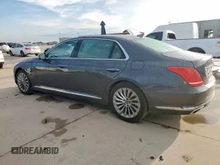 2018 Genesis G90 Premium z VIN KMHG34JA5JU037569, wystawiony jako Copart lot #58182965 z przebiegiem 90 361 mil mil oraz Szkoda całkowita • Salvage title. Historia ofert i sprzedaży dostępna na DreamBid. Obrazek 2.