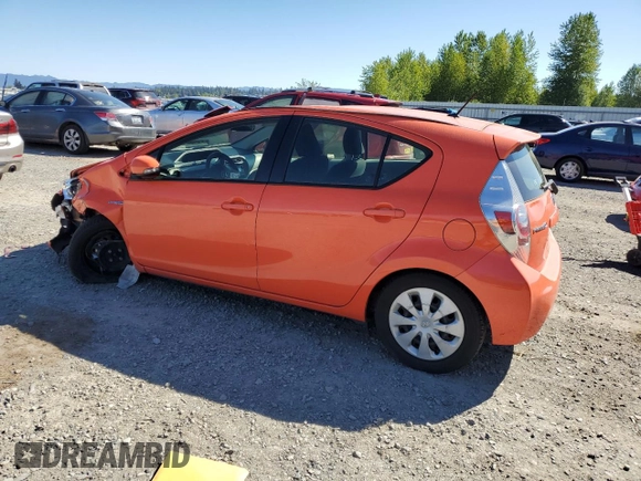 2012 Toyota Prius One with VIN JTDKDTB37C1022680, listed as a Copart auction lot 55251005 with 107,577 mi miles and Clean Title. Bid and sale history available at carsss.com. Image 2.