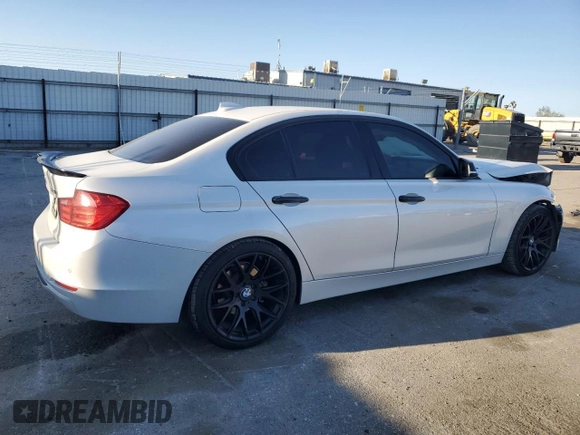 2014 BMW 3 Series 328i with VIN WBA3C1C56EK116247, listed as a Copart auction lot 48554445 with 106,557 mi miles and Salvage Title. Bid and sale history available at carsss.com. Image 3.