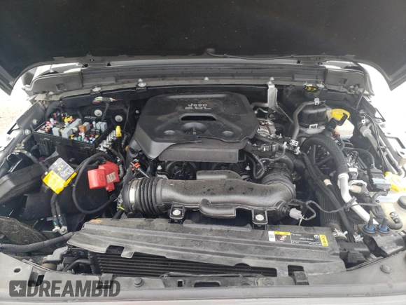 2022 Jeep Wrangler Unlimited Willys with VIN 1C4HJXDN2NW251007, listed as a Copart auction lot 44691165 with Not Provided miles and Salvage Title. Bid and sale history available at DreamBid. Image 11.
