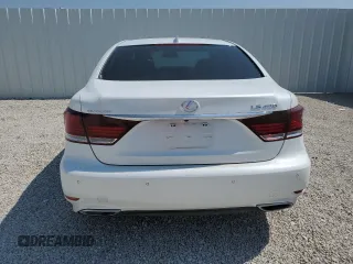 2015 Lexus LS 460 with VIN JTHBL5EF0F5135855, listed as a Copart auction lot 52209464 with 95,862 mi miles and Salvage title. Bid and sale history available at DreamBid. Image 6.
