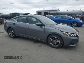 2021 Nissan Sentra SV with VIN 3N1AB8CV2MY297288, listed as a Copart auction lot 55493435 with 65,017 mi miles and Salvage title. Bid and sale history available at DreamBid. Image 4.