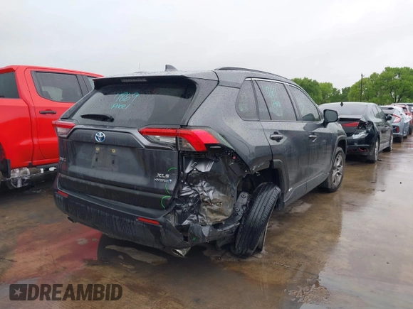 2023 Toyota RAV4 Hybrid XLE with VIN JTMRWRFVXPD178305, listed as a IAAI auction lot 41909443 with 29,000 mi miles. Bid and sale history available at carsss.com. Image 4.