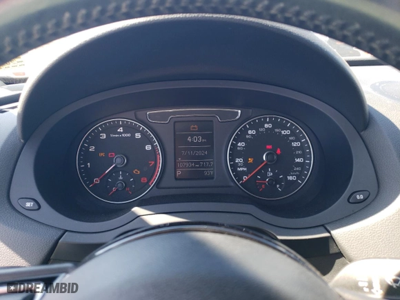 2017 Audi Q3 Premium with VIN WA1BCCFS0HR013861, listed as a Copart auction lot 62284624 with 107,934 mi miles and Salvage Title. Bid and sale history available at carsss.com. Image 9.