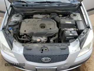 2007 Kia Rio LX with VIN KNADE123276203105, listed as a Copart auction lot 74020064 with 170,276 mi miles and Non Repairable. Bid and sale history available at carsss.com. Image 11.
