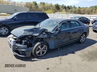 2019 Audi A4 Premium with VIN WAUDNAF43KA027299, listed as a Copart auction lot 55176575 with Not provided miles and Salvage title. Bid and sale history available at DreamBid. Image 1.