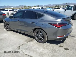 2024 Acura Integra w/A-Spec Package with VIN 19UDE4H37RA021364, listed as a Copart auction lot 47843185 with 5,979 mi miles and Salvage title. Bid and sale history available at DreamBid. Image 2.