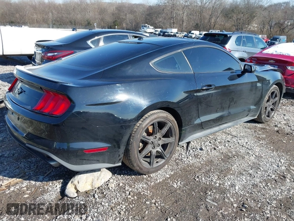 2019 Ford Mustang EcoBoost with VIN 1FA6P8TH8K5173458, listed as a IAAI auction lot 41085251 with 99,260 mi miles and . Bid and sale history available at carsss.com. Image 4.