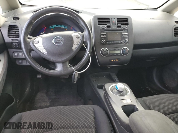 2015 Nissan LEAF SV with VIN 1N4AZ0CP7FC314549, listed as a Copart auction lot 71839493 with 79,430 mi miles. Bid and sale history available at carsss.com. Image 8.