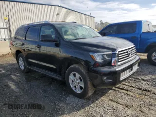 2018 Toyota Sequoia SR5 with VIN 5TDBY5G19JS163466, listed as a Copart auction lot 82850304 with 165,339 mi miles and Non Repairable. Bid and sale history available at carsss.com. Image 4.