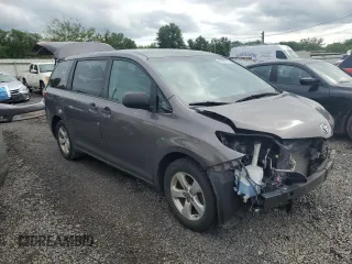 2016 Toyota Sienna L with VIN 5TDZK3DC4GS709089, listed as a Copart auction lot 58990195 with 153,182 mi miles and Salvage title. Bid and sale history available at DreamBid. Image 4.