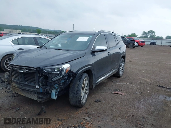 2018 GMC Terrain Denali with VIN 3GKALSEX9JL365380, listed as a IAAI auction lot 42291148 with 95,647 mi miles and . Bid and sale history available at DreamBid. Image 18.