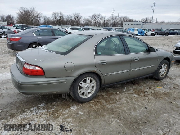 2004 Mercury Sable LS Premium with VIN 1MEHM55S34A608589, listed as a Copart auction lot 46110385 with 113,919 mi miles and Salvage Title. Bid and sale history available at carsss.com. Image 3.