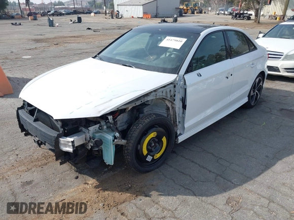 2020 Audi A3 Sedan S line Premium with VIN WAUBEGFF0LA057518, listed as a IAAI auction lot 41479810 with 29,201 mi miles. Bid and sale history available at carsss.com. Image 2.