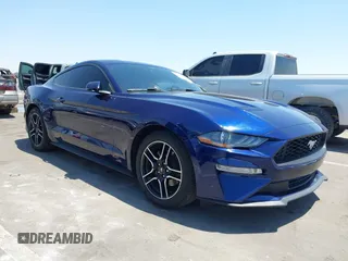 2020 Ford Mustang EcoBoost with VIN 1FA6P8TH7L5182508, listed as a IAAI auction lot 42621368 with 75,597 mi miles and . Bid and sale history available at DreamBid. Image 1.