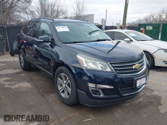 2017 Chevrolet Traverse LT with VIN 1GNKRHKD2HJ165669, listed as a IAAI auction lot 41748096 with 156,673 mi miles and . Bid and sale history available at DreamBid. Image 1.