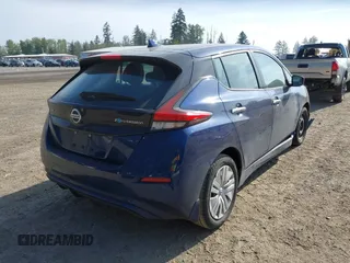 2022 Nissan LEAF S with VIN 1N4AZ1BV6NC555913, listed as a IAAI auction lot 42106117 with 78,357 mi miles and . Bid and sale history available at DreamBid. Image 4.