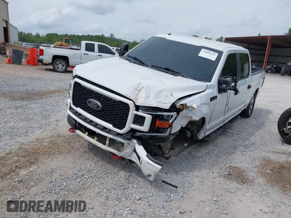 2018 Ford F-150 XL z VIN 1FTFW1E57JKF55049, wystawiony jako IAAI lot #42099491 z przebiegiem 159 170 mil mil oraz . Historia ofert i sprzedaży dostępna na DreamBid. Obrazek 2.