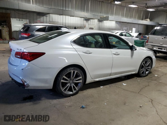 2020 Acura TLX w/Technology Pkg with VIN 19UUB2F42LA005153, listed as a Copart auction lot 45450695 with 80,537 mi miles and Clean Title. Bid and sale history available at carsss.com. Image 3.