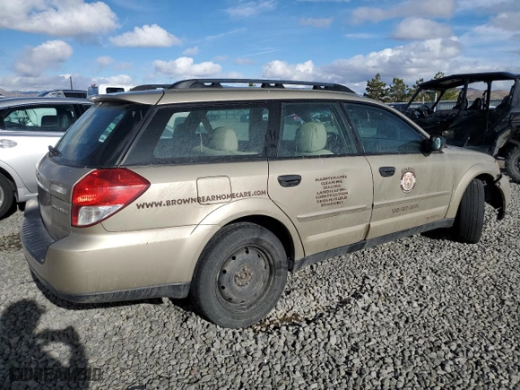 2008 Subaru Outback (Natl) with VIN 4S4BP60CX87305909, listed as a Copart auction lot 82024554 with 225,135 mi miles and Salvage Title. Bid and sale history available at carsss.com. Image 3.