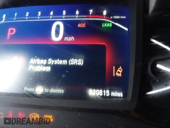 2024 Honda Passport TrailSport with VIN 5FNYF8H6XRB017735, listed as a IAAI auction lot 41931822 with 20,815 mi miles and . Bid and sale history available at DreamBid. Image 15.
