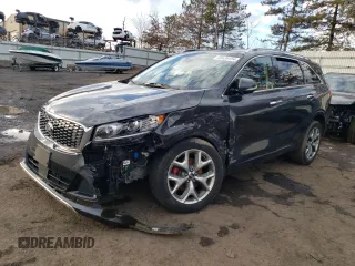2019 Kia Sorento SX Limited with VIN 5XYPKDA5XKG510086, listed as a Copart auction lot 86636494 with 88,731 mi miles and Salvage Title. Bid and sale history available at carsss.com. Image 1.