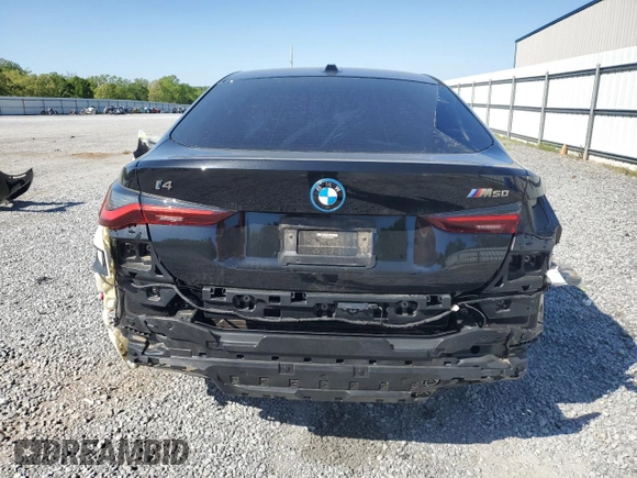 2023 BMW i4 M50 z VIN WBY33AW07PFN49265, wystawiony jako Copart lot #52011255 z przebiegiem 165 187 mil mil oraz Szkoda całkowita • Salvage title. Historia ofert i sprzedaży dostępna na DreamBid. Obrazek 6.